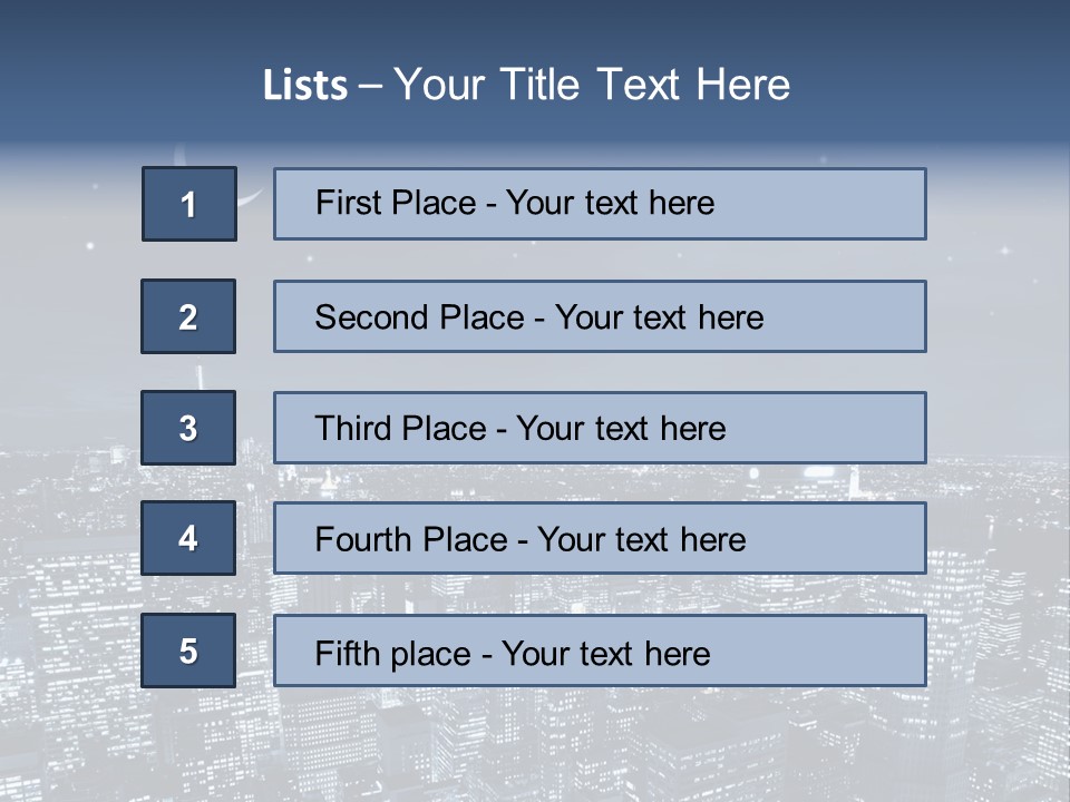 Light Moon Modern PowerPoint Template