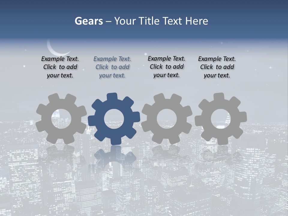 Light Moon Modern PowerPoint Template