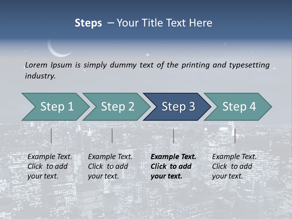 Light Moon Modern PowerPoint Template