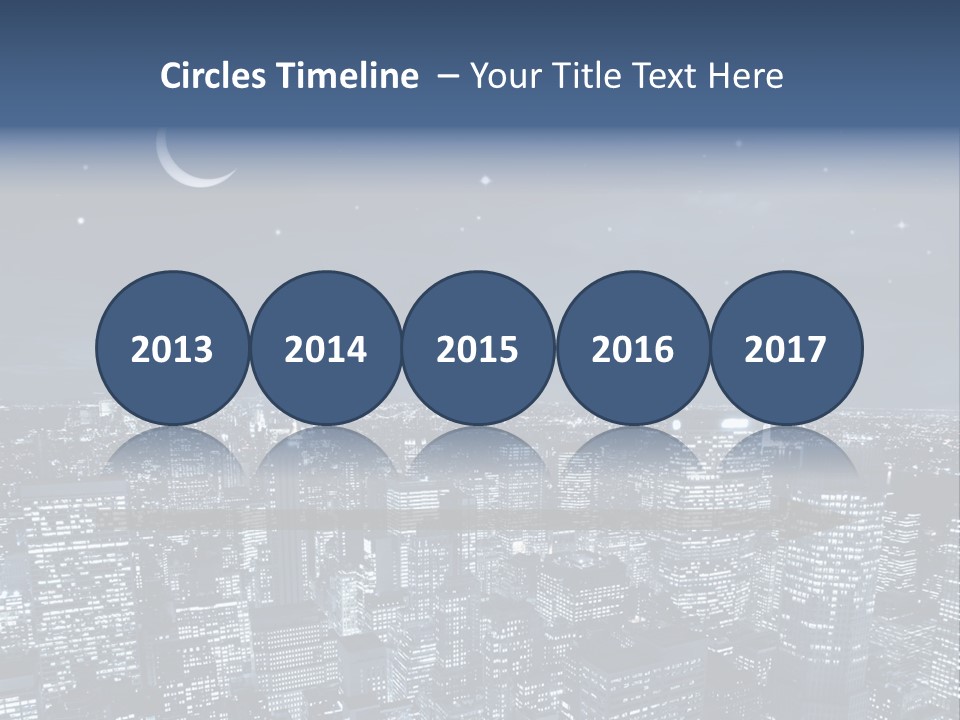 Light Moon Modern PowerPoint Template