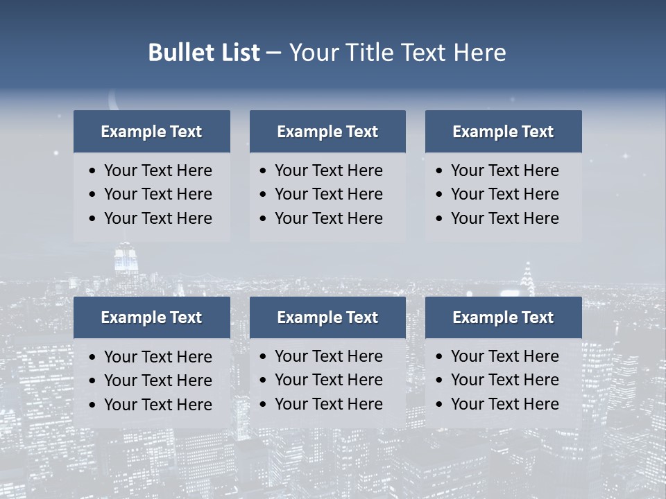 Light Moon Modern PowerPoint Template