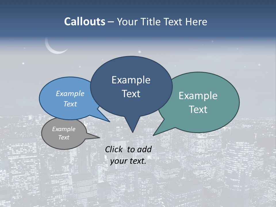 Light Moon Modern PowerPoint Template