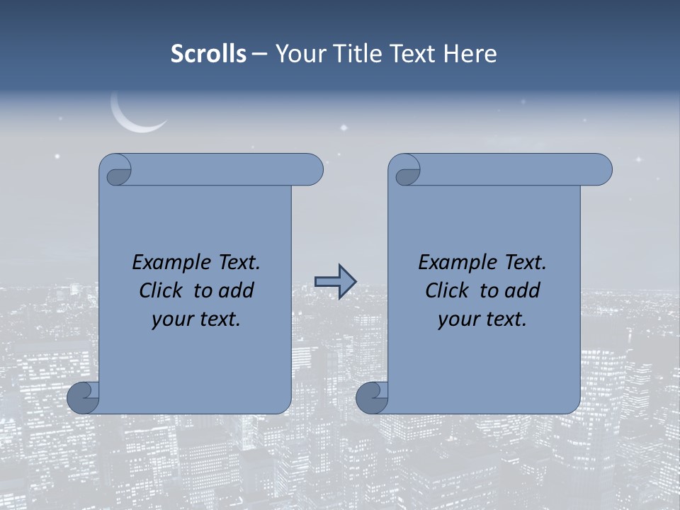 Light Moon Modern PowerPoint Template