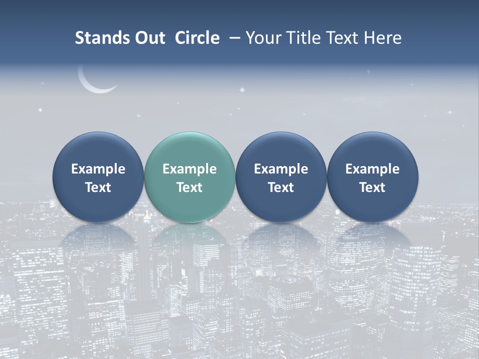 Light Moon Modern PowerPoint Template