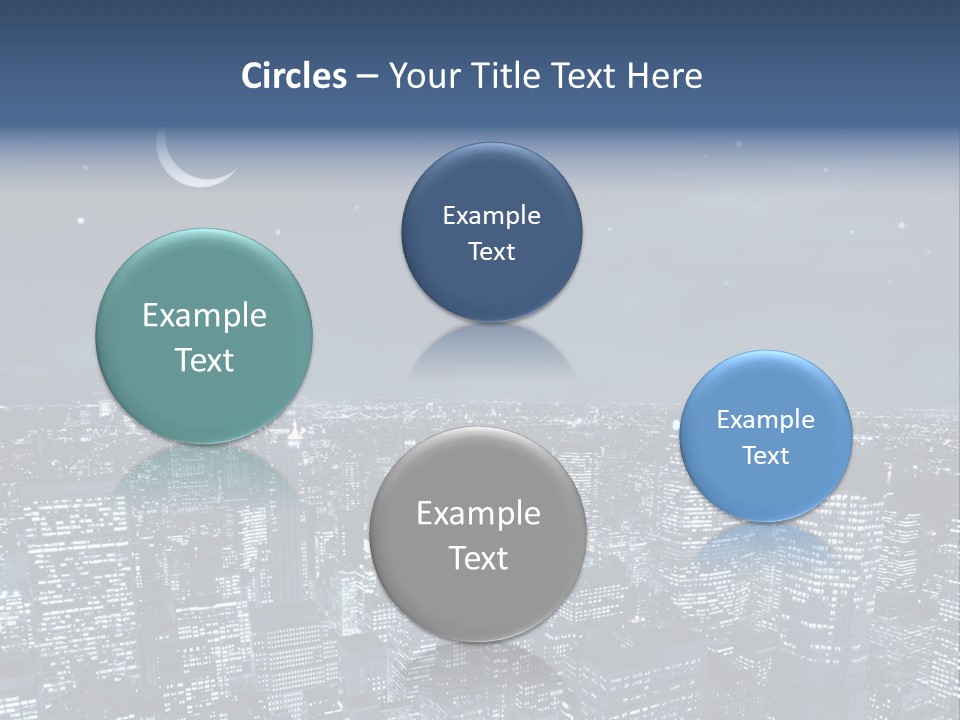 Light Moon Modern PowerPoint Template