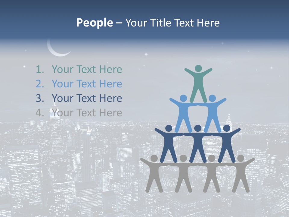 Light Moon Modern PowerPoint Template