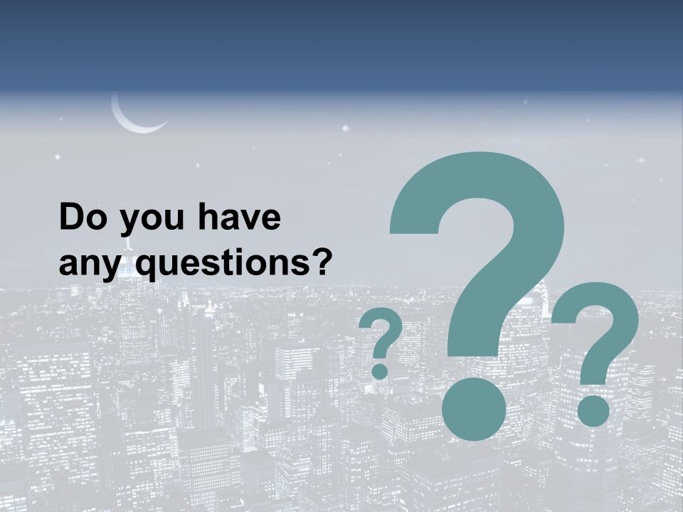 Light Moon Modern PowerPoint Template