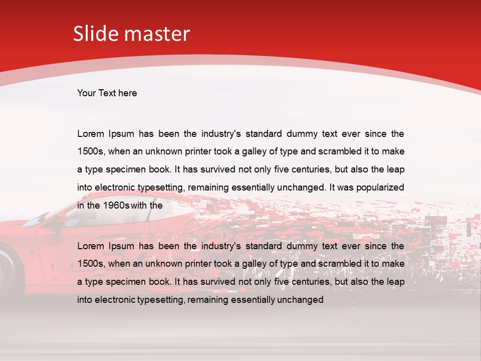 Lines Urban Traffic PowerPoint Template