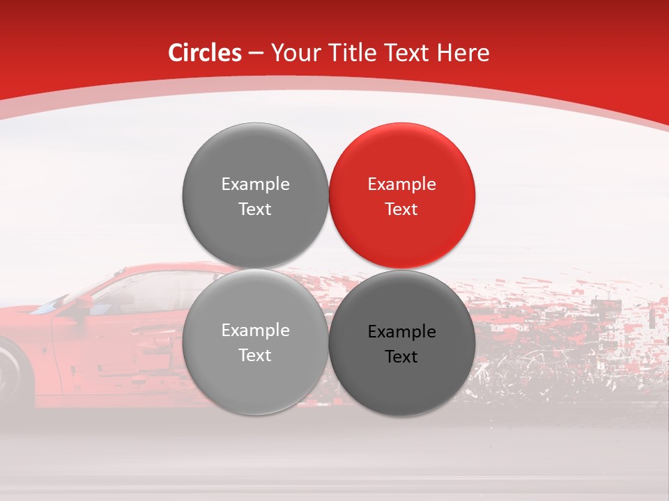 Lines Urban Traffic PowerPoint Template