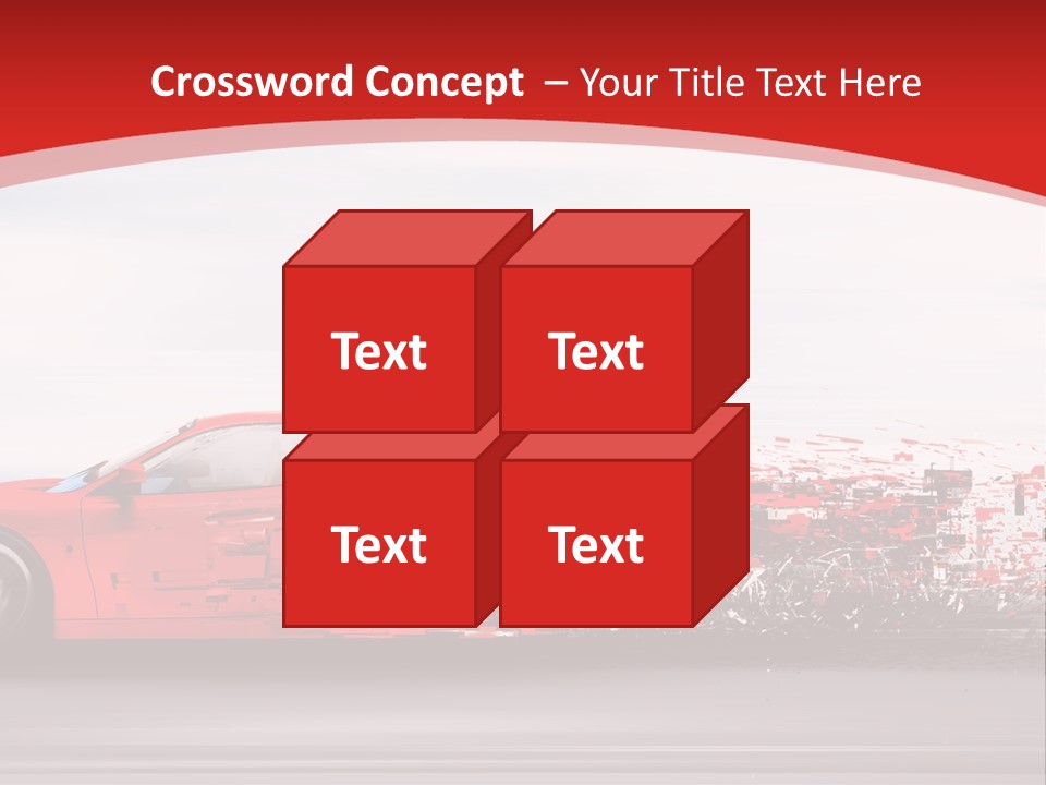 Lines Urban Traffic PowerPoint Template