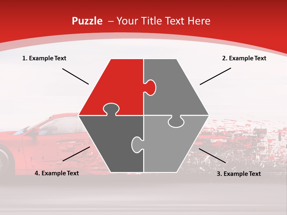 Lines Urban Traffic PowerPoint Template