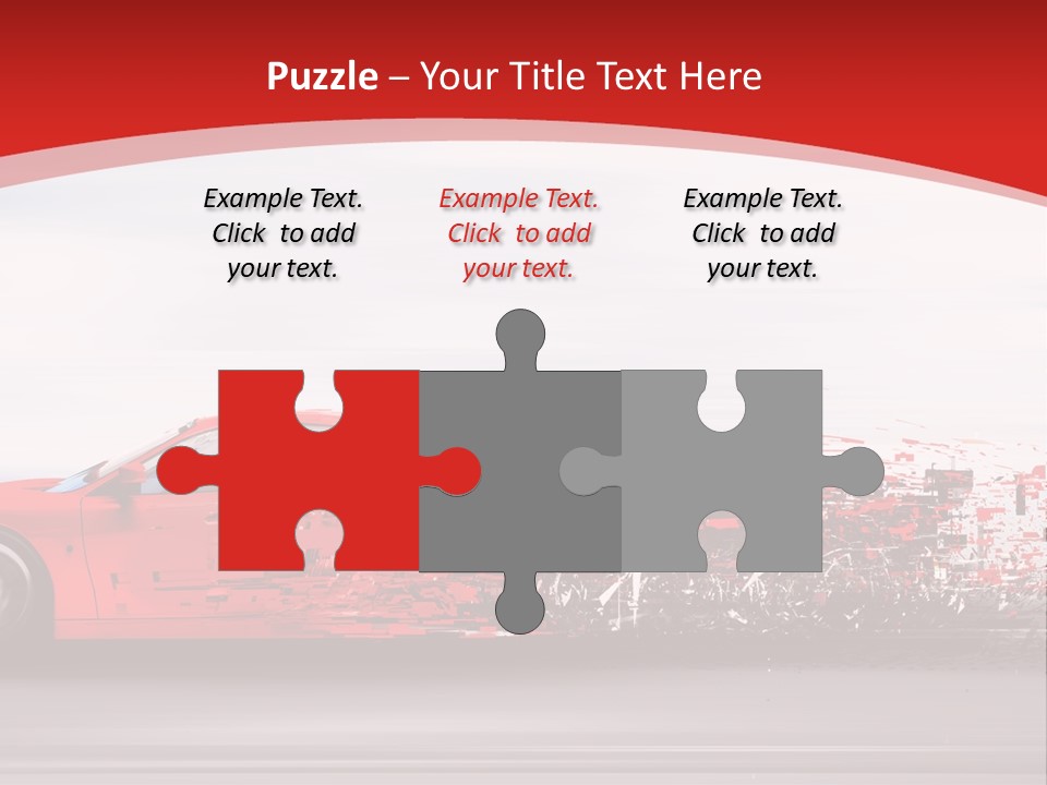 Lines Urban Traffic PowerPoint Template