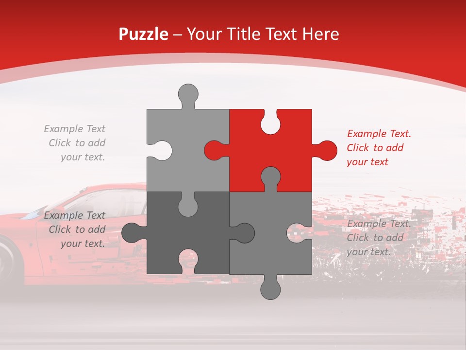 Lines Urban Traffic PowerPoint Template