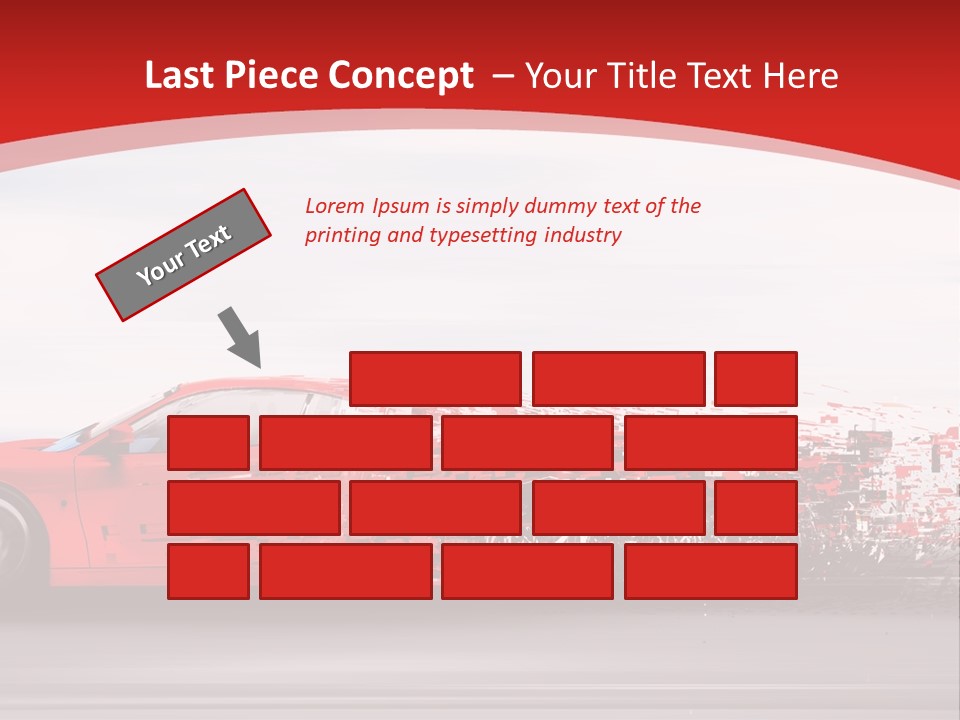 Lines Urban Traffic PowerPoint Template