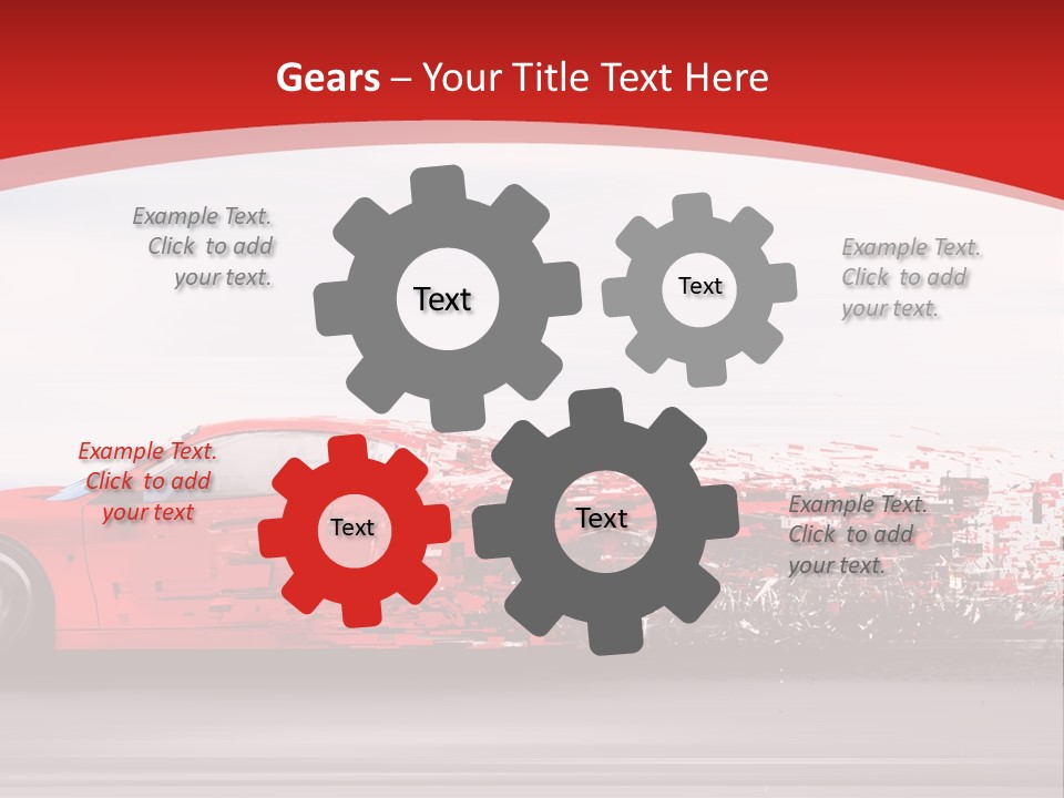 Lines Urban Traffic PowerPoint Template