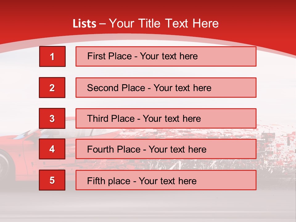 Lines Urban Traffic PowerPoint Template