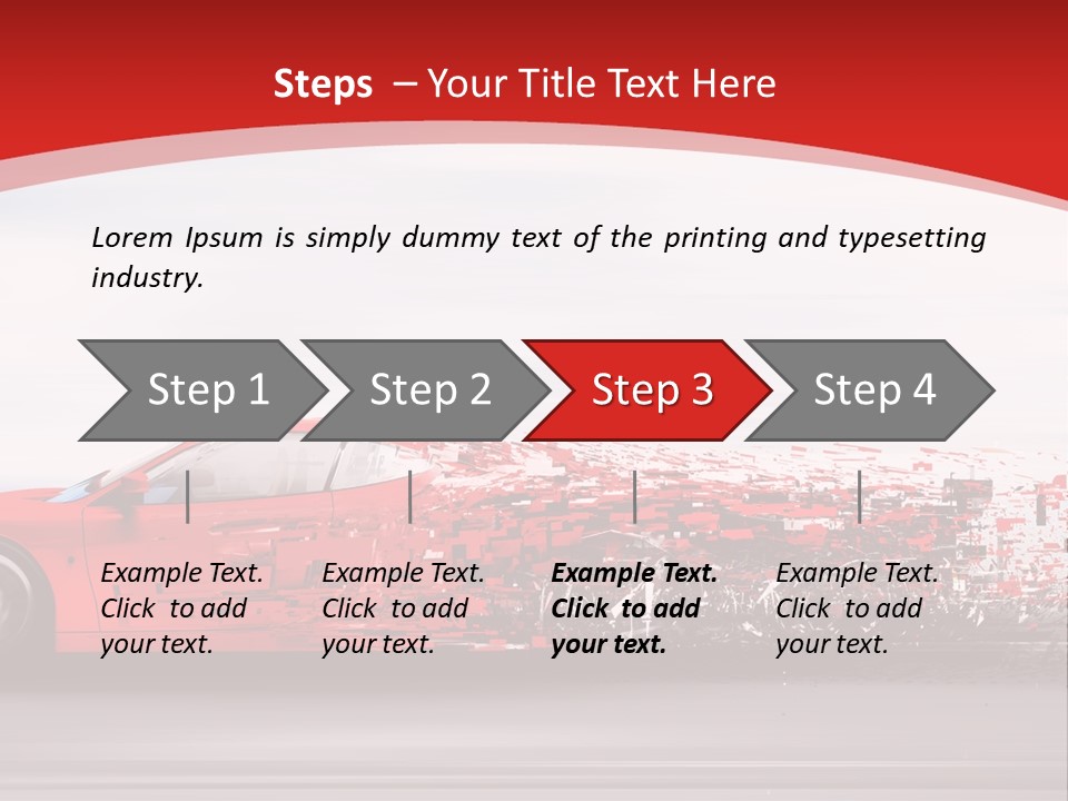Lines Urban Traffic PowerPoint Template