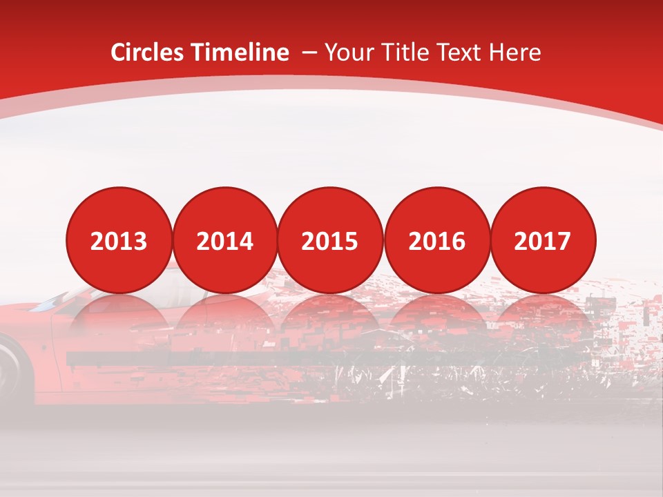 Lines Urban Traffic PowerPoint Template