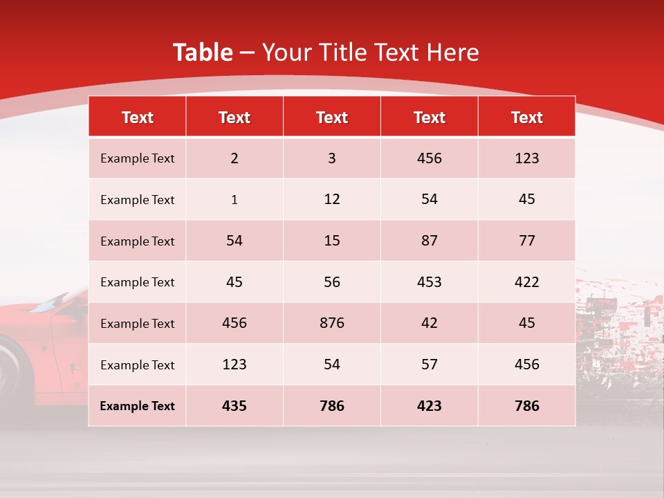 Lines Urban Traffic PowerPoint Template