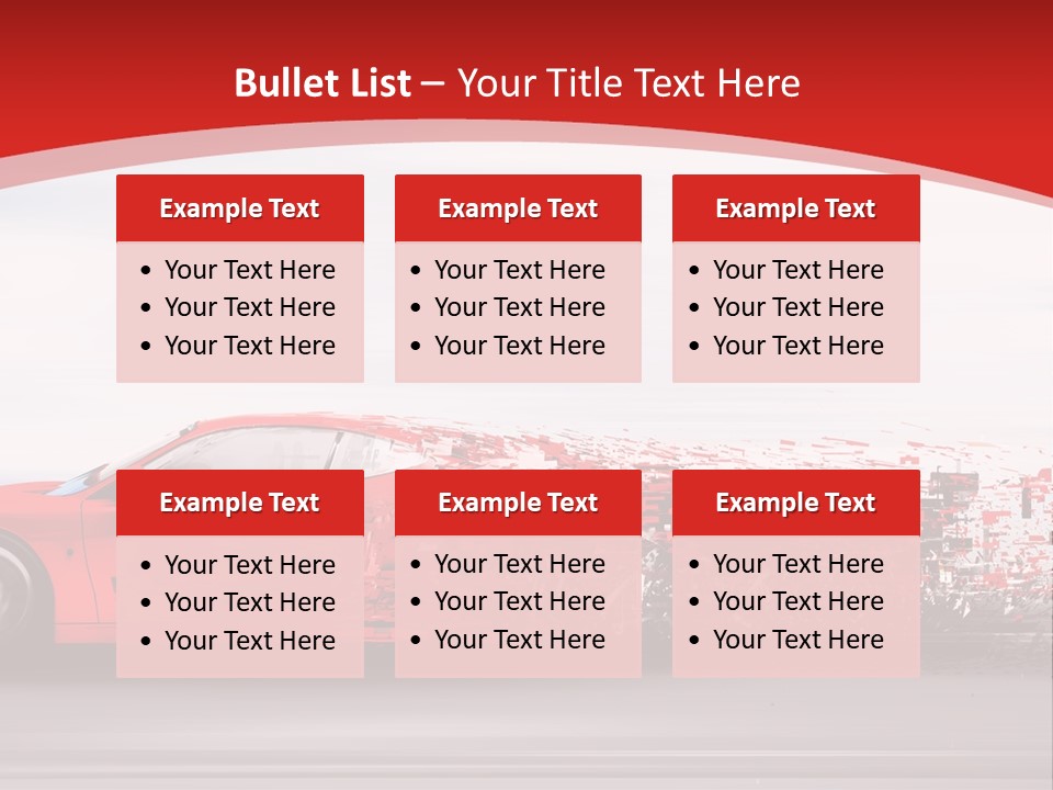 Lines Urban Traffic PowerPoint Template