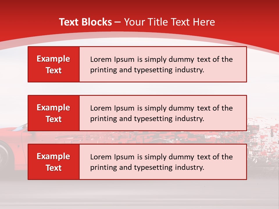 Lines Urban Traffic PowerPoint Template