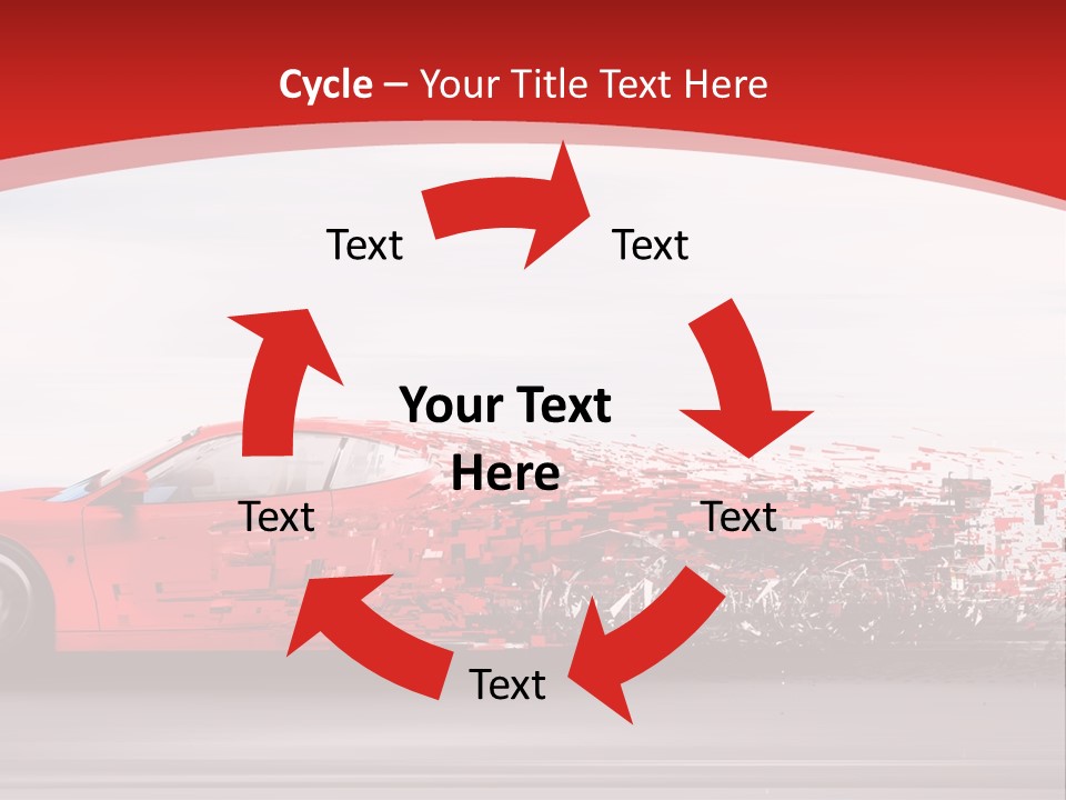 Lines Urban Traffic PowerPoint Template