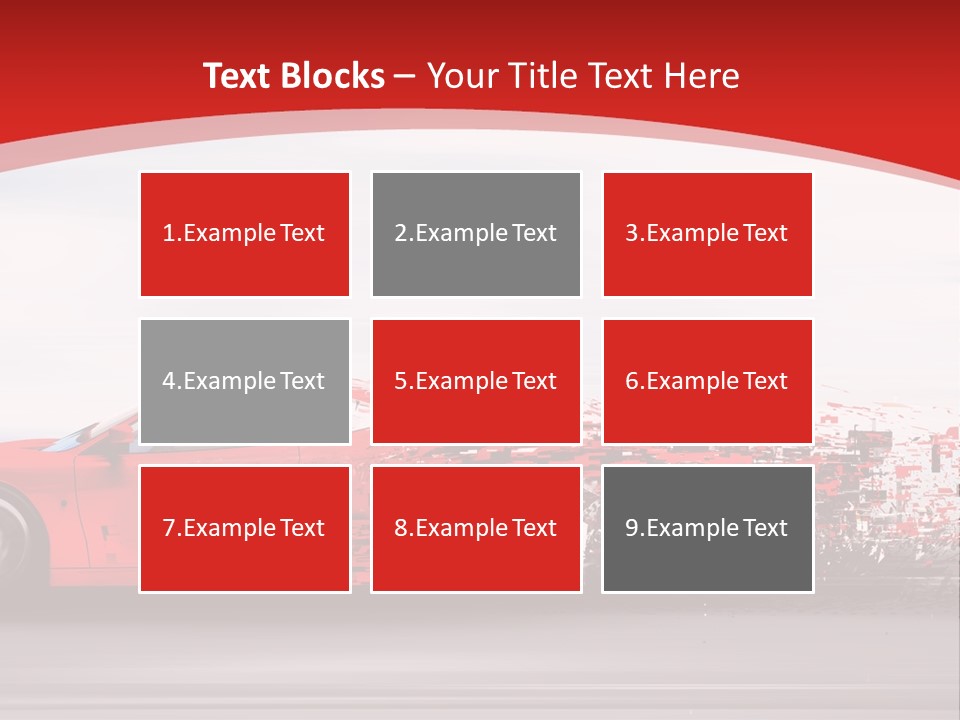 Lines Urban Traffic PowerPoint Template