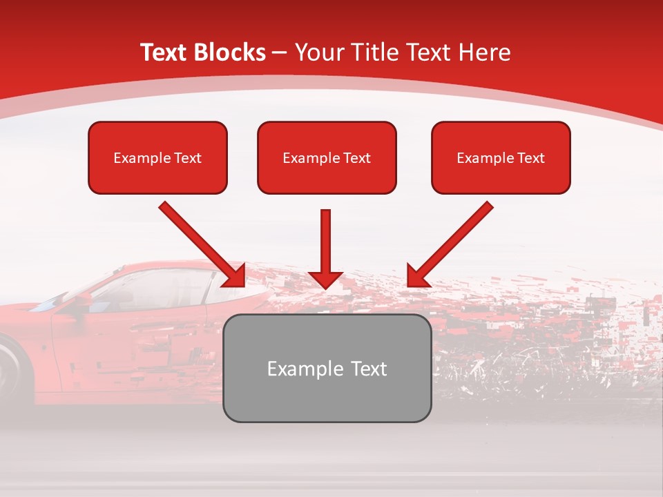 Lines Urban Traffic PowerPoint Template