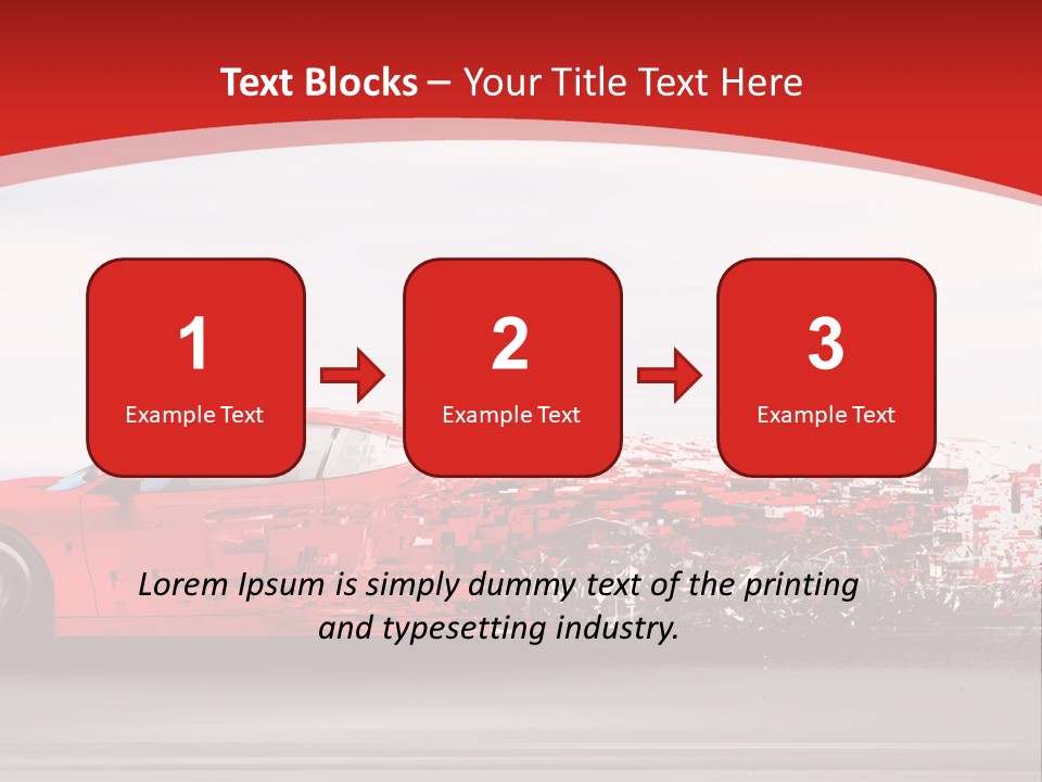 Lines Urban Traffic PowerPoint Template