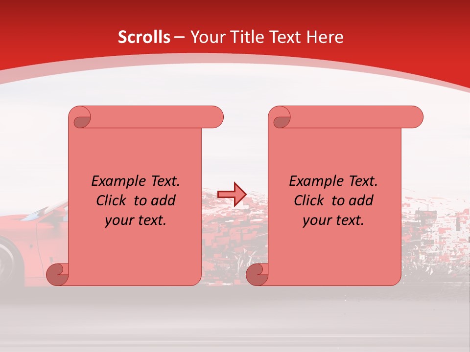Lines Urban Traffic PowerPoint Template
