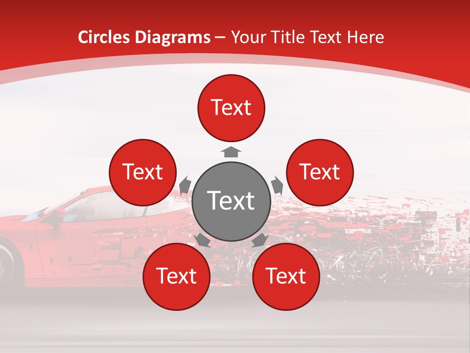 Lines Urban Traffic PowerPoint Template