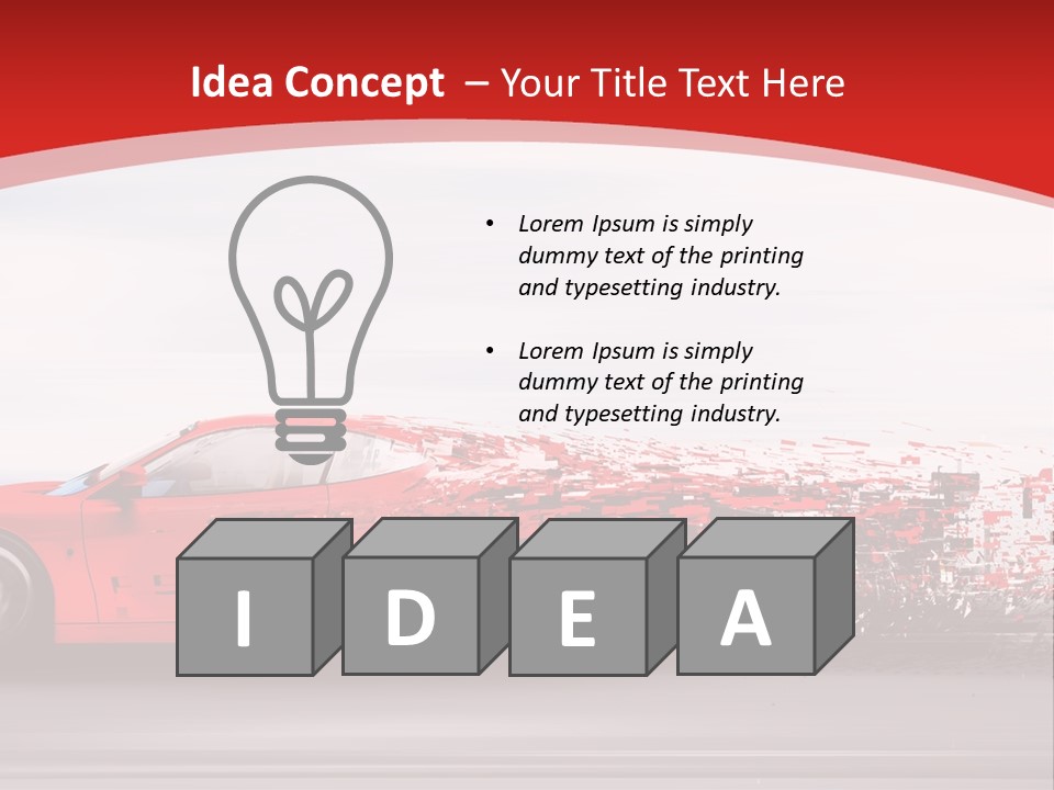 Lines Urban Traffic PowerPoint Template