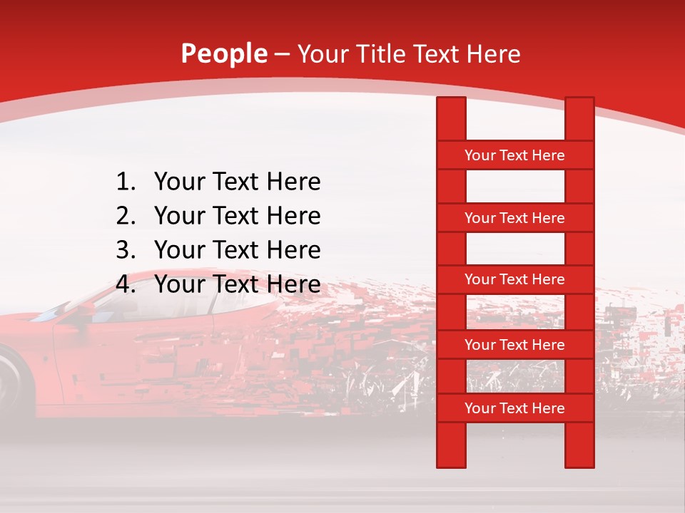 Lines Urban Traffic PowerPoint Template