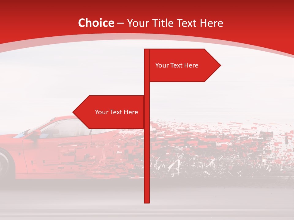 Lines Urban Traffic PowerPoint Template