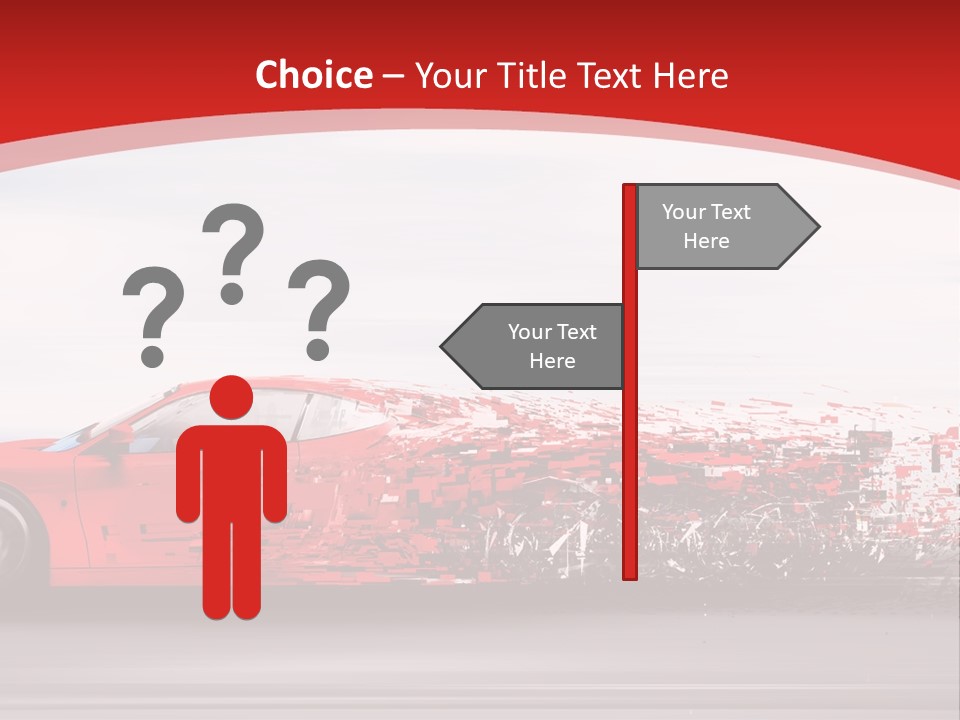 Lines Urban Traffic PowerPoint Template