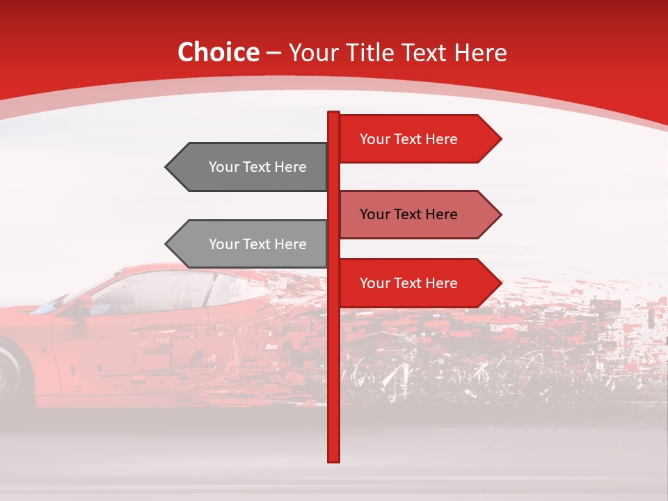 Lines Urban Traffic PowerPoint Template