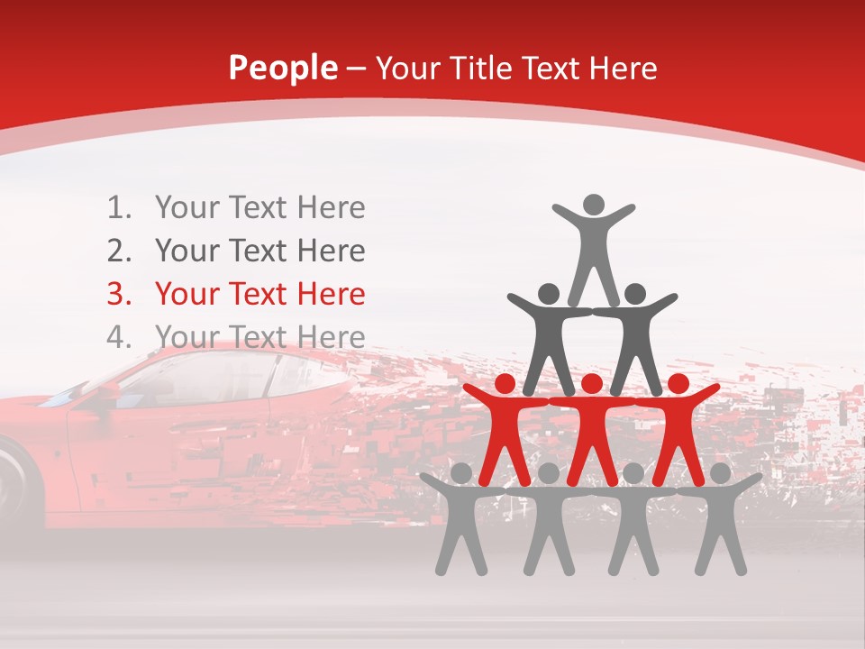 Lines Urban Traffic PowerPoint Template