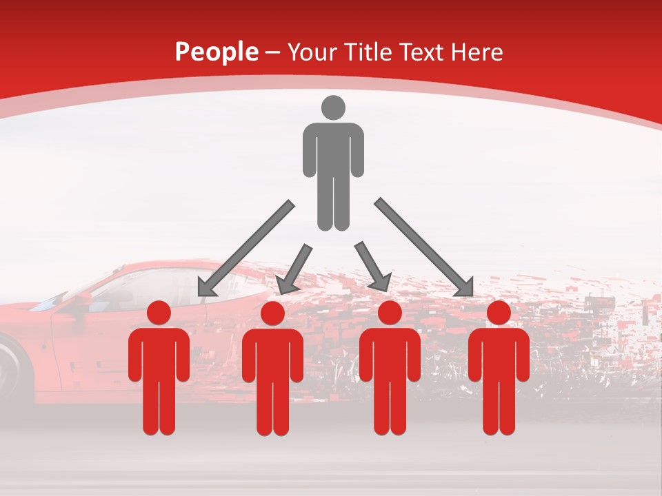 Lines Urban Traffic PowerPoint Template