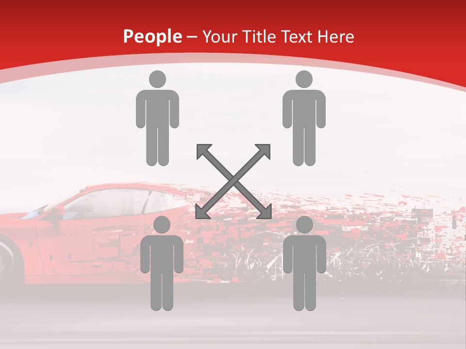 Lines Urban Traffic PowerPoint Template