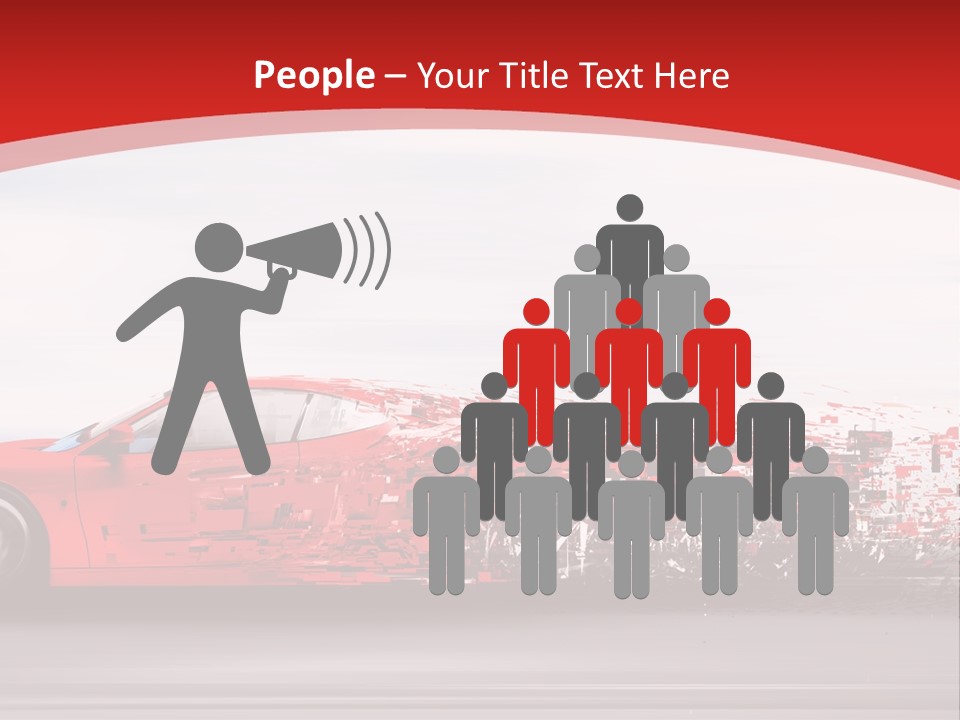 Lines Urban Traffic PowerPoint Template