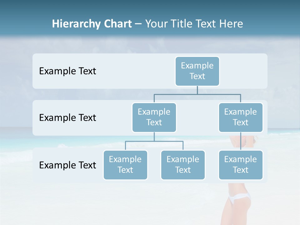 Relaxing Travel Sunbathing PowerPoint Template