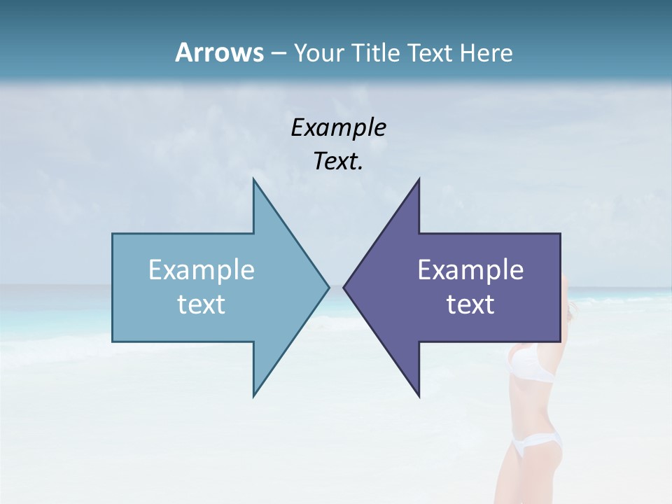 Relaxing Travel Sunbathing PowerPoint Template