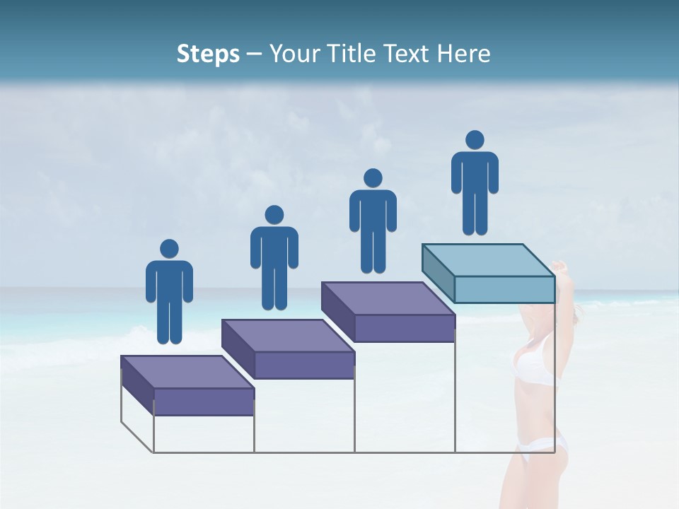 Relaxing Travel Sunbathing PowerPoint Template