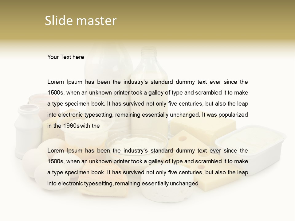 Cream Traditional Diet PowerPoint Template