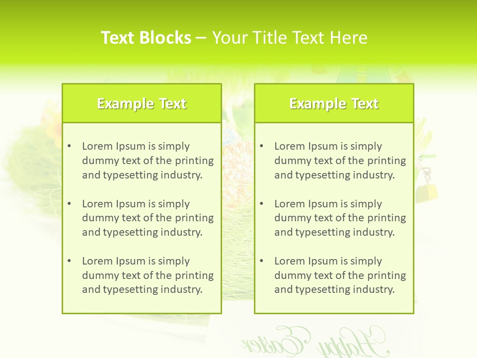Objects Toy Copyspace PowerPoint Template