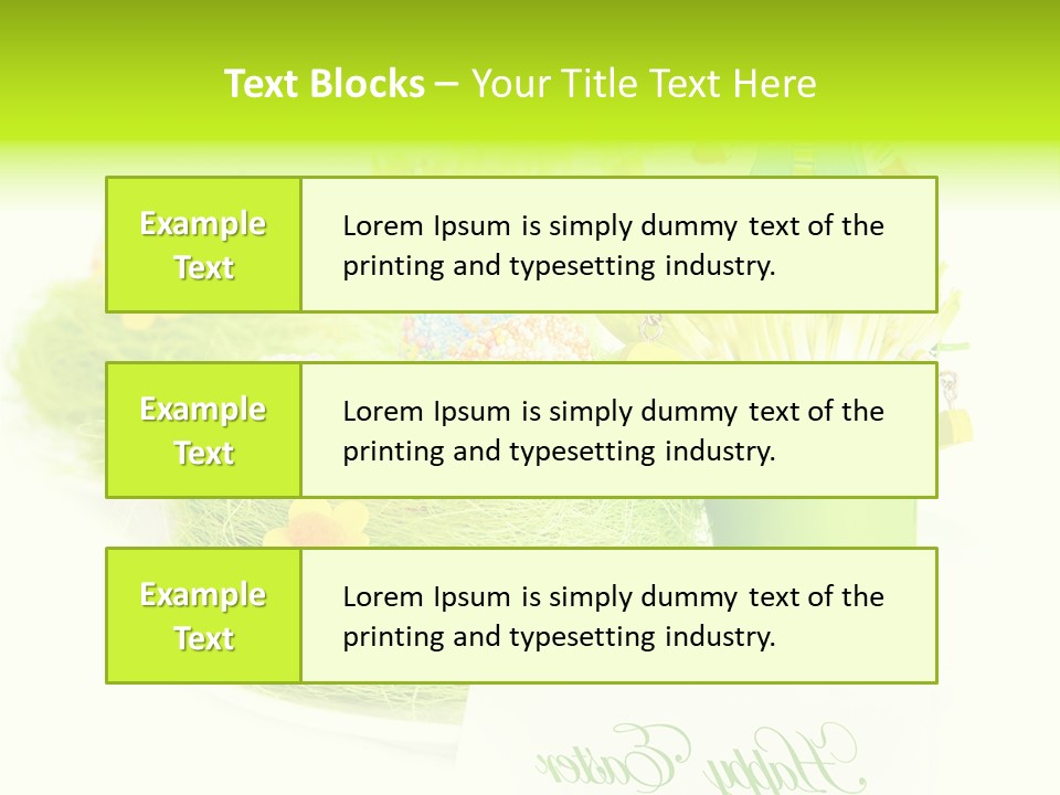 Objects Toy Copyspace PowerPoint Template