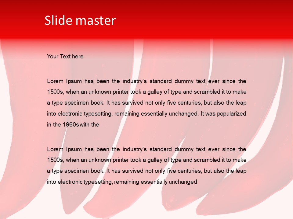 White Background Pepper PowerPoint Template