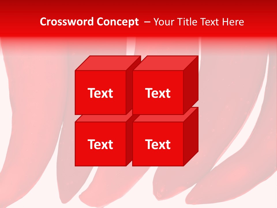 White Background Pepper PowerPoint Template