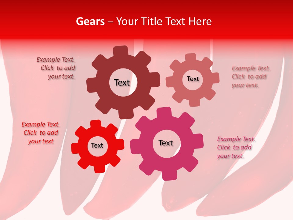 White Background Pepper PowerPoint Template