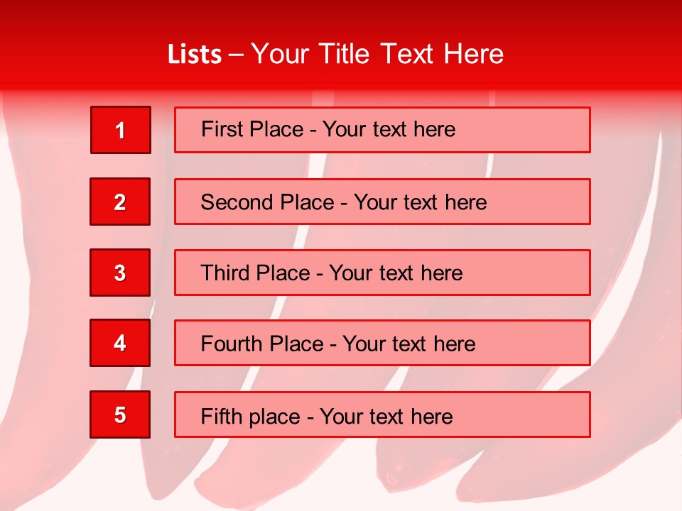 White Background Pepper PowerPoint Template